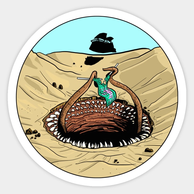 Knitting Monster Sticker by SarlaccKnit